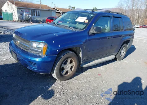 2006 Chevrolet Trailblazer Ls из США, поврежденный, VIN 1GNDT13S562302156